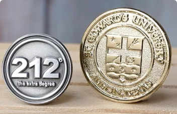 Die Struck Pin Badges