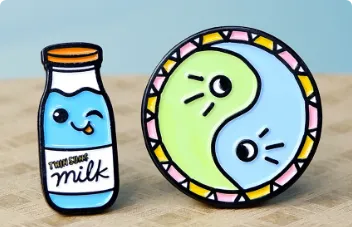 Soft Enamel Pin Badges