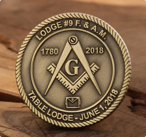 Die Struck Pin Badges